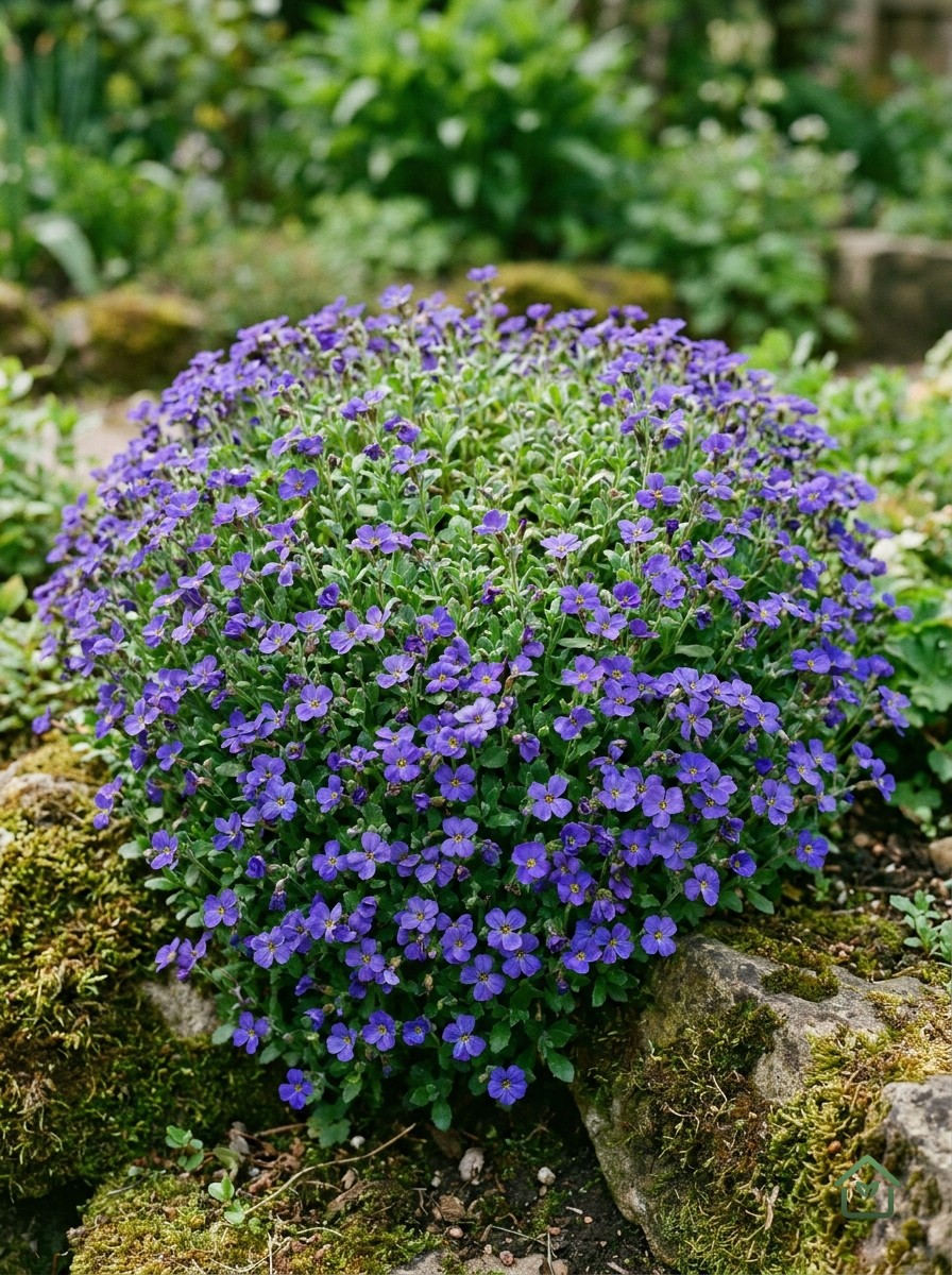 Blauw kussen