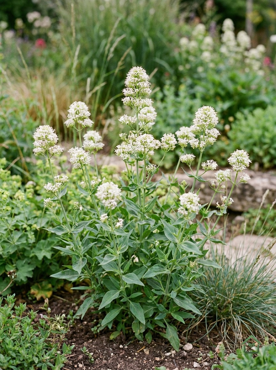 Witte spoorbloem