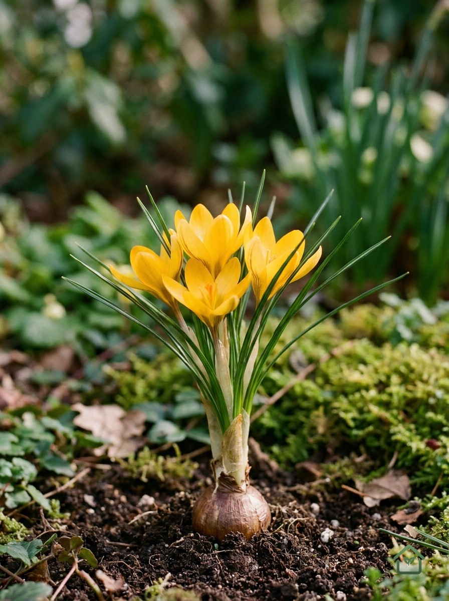 Gele krokus