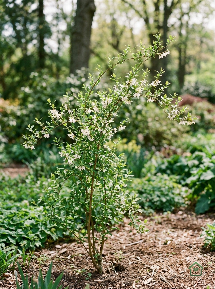 Witte forsythia